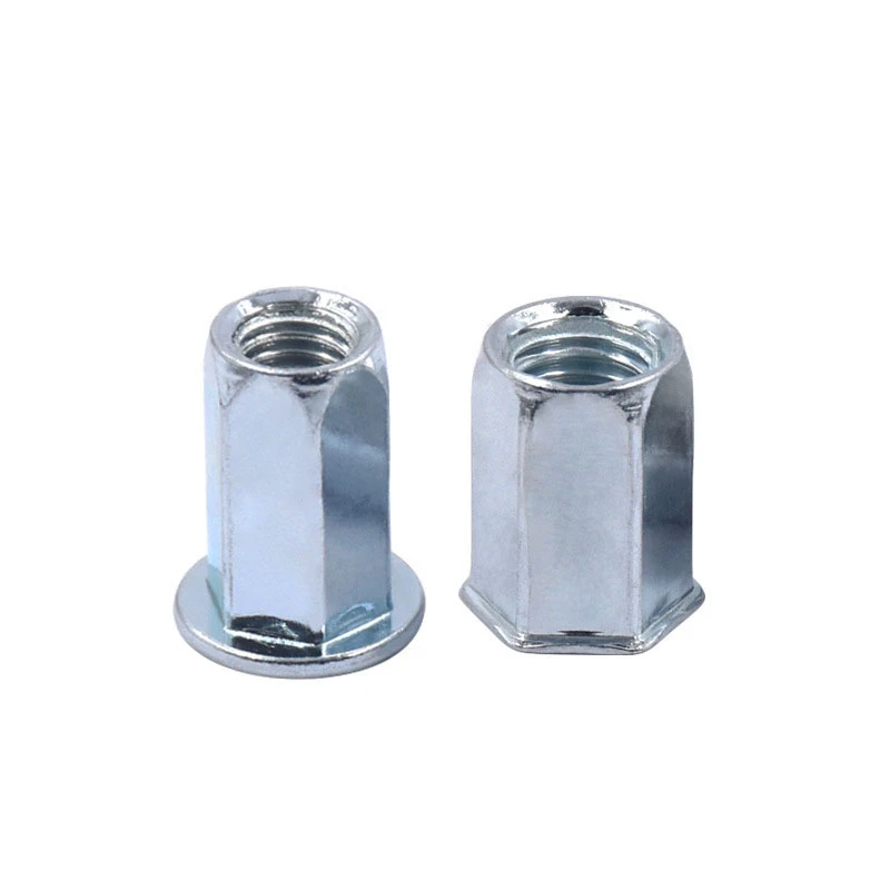 Flat Hexagon Rivet Nuts voor plaatplaat