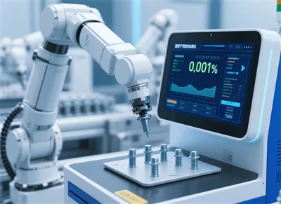 AI Full-Process Fustener Production Line in productie in Zhejiang, de slimme ...