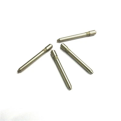 Gekarteld plug pin